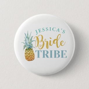 vrijgezellenfeest Bride Badges Bachelorette Pineap Ronde Button 5,7 Cm