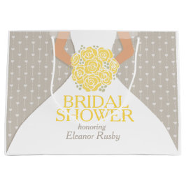 Vrijgezellenfeest Bride gepersonaliseerde cadeauta Large Cadeautasje