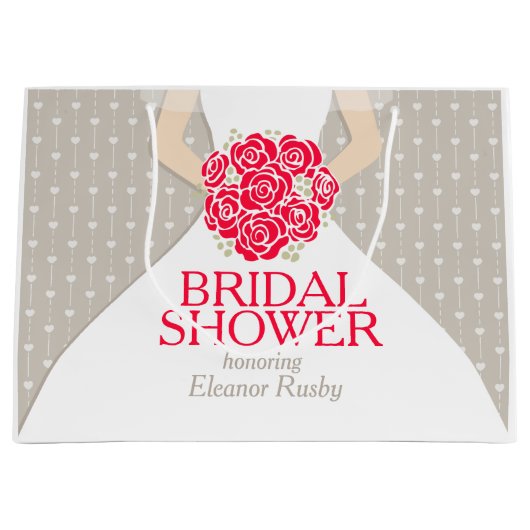 Vrijgezellenfeest bride persoonlijke cadeautas (Voorkant)