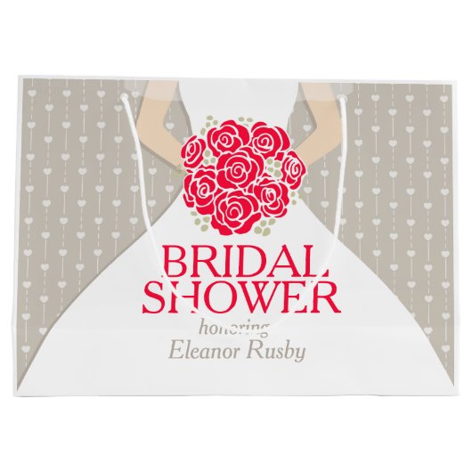 Vrijgezellenfeest bride persoonlijke cadeautas (Achterkant)