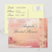 Vrijgezellenfeest-briefkaart aanpassen uitnodiging briefkaart (Voorkant / Achterkant)