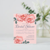 VRIJGEZELLENFEEST | Briefkaart van de roze tuin (Staand voorkant)