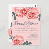 VRIJGEZELLENFEEST | Briefkaart van de roze tuin (Voorkant / Achterkant)