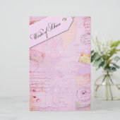 Vrijgezellenfeest briefpapier (Staand voorkant)