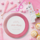 Vrijgezellenfeest Bright Boho Ombre Papieren Bordje (Feest)