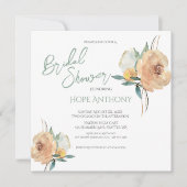 Vrijgezellenfeest Bright Summer Flowers Elegant Kaart (Voorkant)