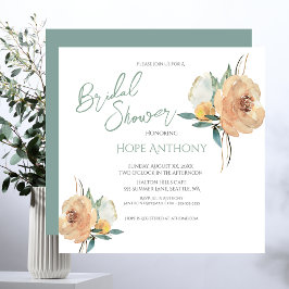 Vrijgezellenfeest Bright Summer Flowers Elegant Kaart