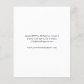 Vrijgezellenfeest brochure met roze tas (Achterkant)