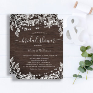 Vrijgezellenfeest brochure voor Rustic String Ligh