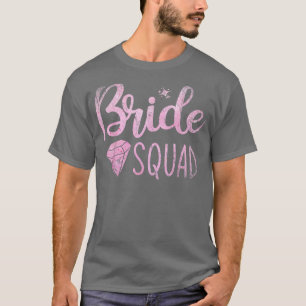 Vrijgezellenfeest Bruidsfeest Vrouwen Bruid Squad T-shirt