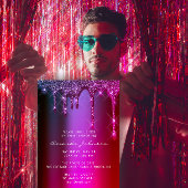 Vrijgezellenfeest bruiloft Birthday Roze Paarse ch Kaart