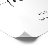 Vrijgezellenfeest bruiloft envelop adres poster (Hoek)