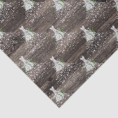 Vrijgezellenfeest bruiloft-jurk tissuepapier (Detail)