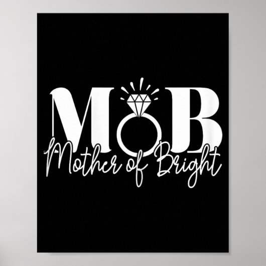 Vrijgezellenfeest bruiloft moeder van de bruid poster (Voorkant)
