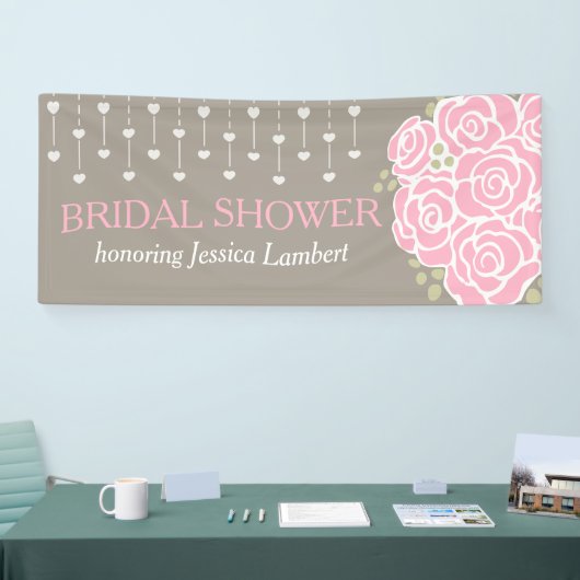 Vrijgezellenfeest bruiloft naam banner (Beurs)