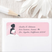 Vrijgezellenfeest bruiloft retour adreslabels etiket (Insitu)