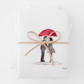 vrijgezellenfeest bruiloft verpakkingspapier inpakpapier vel (In situ)