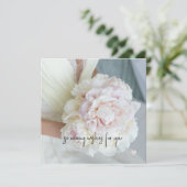 Vrijgezellenfeest/Bruiloft Vlak Wenskaart (Staand voorkant)