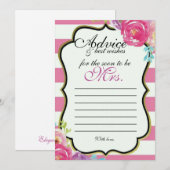 Vrijgezellenfeest Brunch Advice Card Advieskaart (Voorkant / Achterkant)