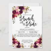 Vrijgezellenfeest Brunch - Brunch met de bruid Kaart (Voorkant)