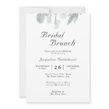 Vrijgezellenfeest Brunch Eucalyptus Floral Wedding