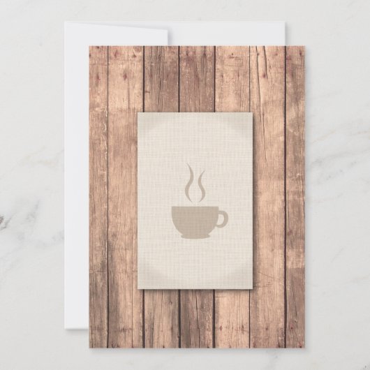 Vrijgezellenfeest Brunch Friends Coffee Lunch Invi Kaart (Achterkant)