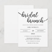 Vrijgezellenfeest Brunch Invitation boho Kaart (Voorkant / Achterkant)