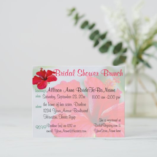  Vrijgezellenfeest Brunch Kaart (Staand voorkant)