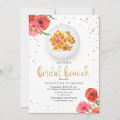 Vrijgezellenfeest Brunch, kip en wafels Kaart (Voorkant)