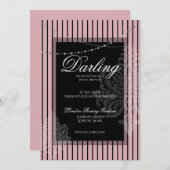 Vrijgezellenfeest brunch met de bruid kaart (Voorkant / Achterkant)