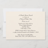 Vrijgezellenfeest Brunch Old West tafelopstelling Kaart (Achterkant)