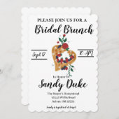 Vrijgezellenfeest brunch uitnodiging (Voorkant / Achterkant)