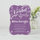 Vrijgezellenfeest brunch uitnodiging (Staand voorkant)