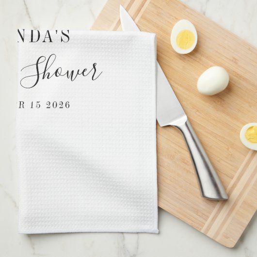 Vrijgezellenfeest Burgundy Rustic Floral Custom Theedoek (Quarter Fold)