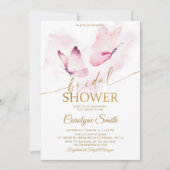 Vrijgezellenfeest Butterfly-uitnodiging Kaart (Voorkant)