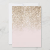 Vrijgezellenfeest Cactus Gold Glitter Glamoureus G Kaart (Achterkant)