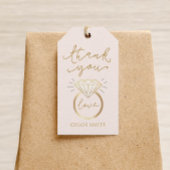 Vrijgezellenfeest cadeau Label, moderne chique dia Cadeaulabel