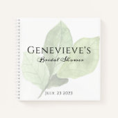 Vrijgezellenfeest Cadeau Notitieboek | groen blad (Voorkant)