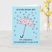 Vrijgezellenfeest cadeau voor toekomstige kleindoc kaart (Gele Bloem)