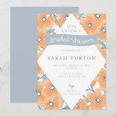 Vrijgezellenfeest California Poppies Kaart (Voorkant / Achterkant)