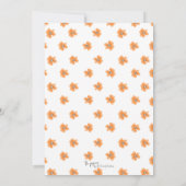 Vrijgezellenfeest California Poppies Kaart (Achterkant)