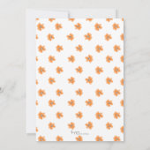 Vrijgezellenfeest California Poppies Kaart (Achterkant)