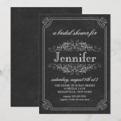 Vrijgezellenfeest | Chalk Board Theme Vrijgezellen Kaart (Voorkant / Achterkant)