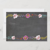 Vrijgezellenfeest Chalk Coral Itinerary Bacheloret Kaart (Achterkant)