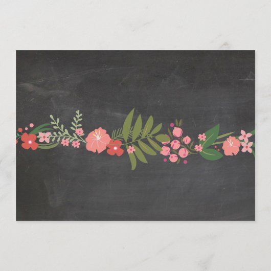 vrijgezellenfeest Chalk Coral Itinerary Bacheloret Programmakaart (Achterkant)