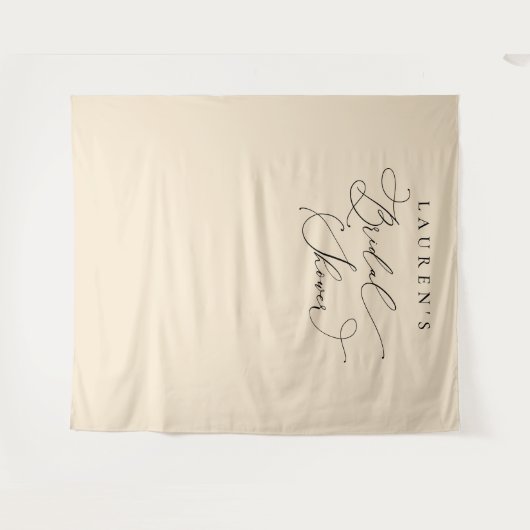 Vrijgezellenfeest Champagne Beige - Foto achtergro Wandkleed (Voorkant (horizontaal))