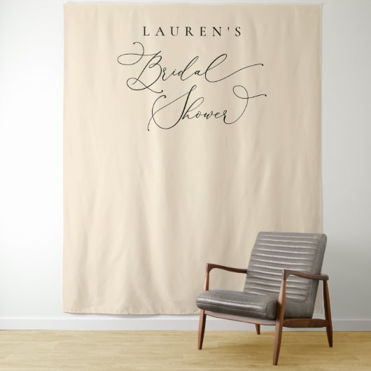 Vrijgezellenfeest Champagne Beige - Foto achtergro Wandkleed (In situ)