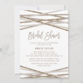 Vrijgezellenfeest Champagne en Ivory Streamers Kaart (Voorkant)