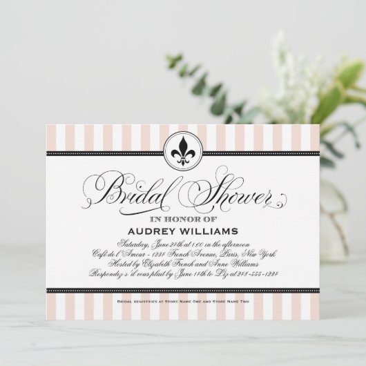  Vrijgezellenfeest Champagne Pink Kaart (Staand voorkant)