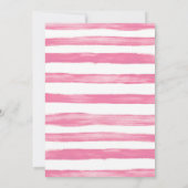 Vrijgezellenfeest Champagne Pink & Mint Flowers Kaart (Achterkant)